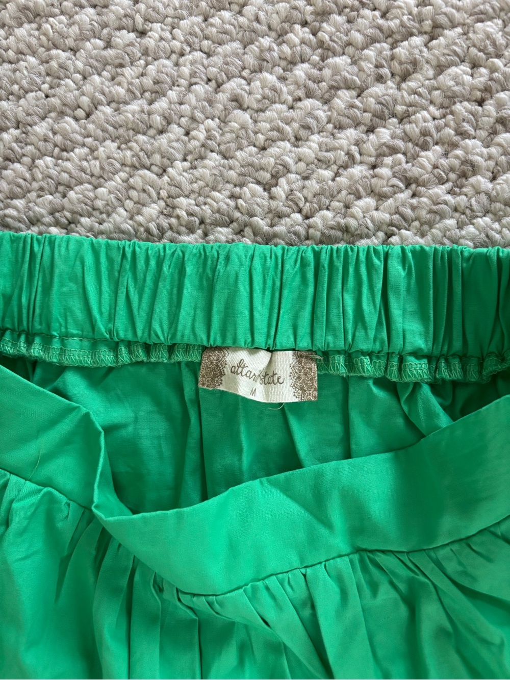 Altar’d State Women’s Size Medium Skirt Kelly Green NEW - Picture 7 of 7